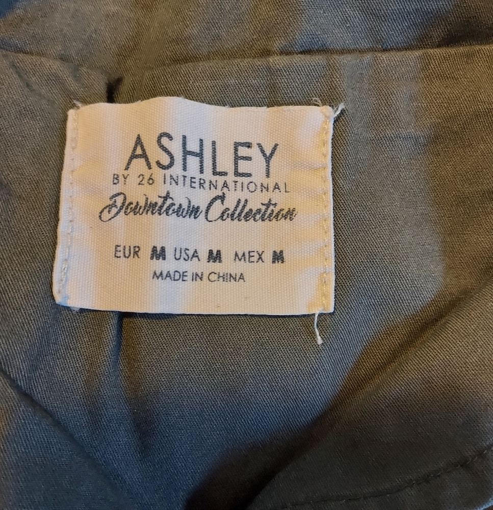 A. Byer Women's Dark Olive Green Jacket with Embroidered Details - Picture 3 of 8